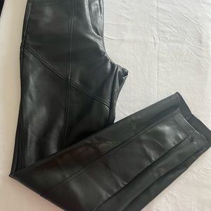 Wilfred faux leather high  rise pants